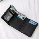 Letter graphic small wallet trifold