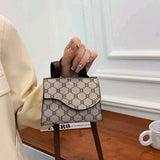 Mini geometric pattern bag