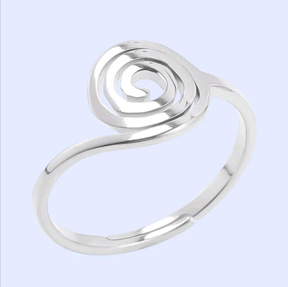 Stainless steel cold wind adjustable ring