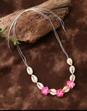 Shell & Flower Decor Bracelet