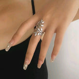 Stainless steel leaf wrap ring
