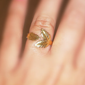 Fish tail adjustable stainless ring