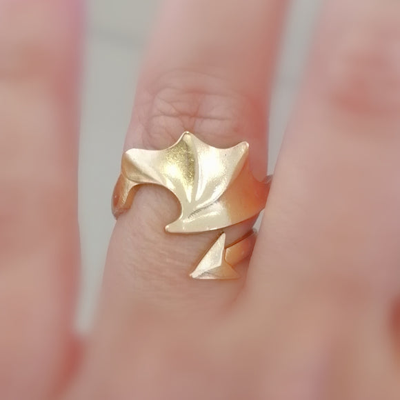 Bat ring unisex adjustable stainless