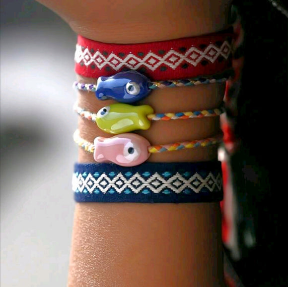 Ceramic Fish weave Bracelet