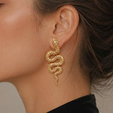 Stud Earings Boho Snake Vintage Earrings