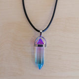 Geometric pendant necklace unisex