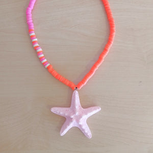 Surfer necklace with starfish
