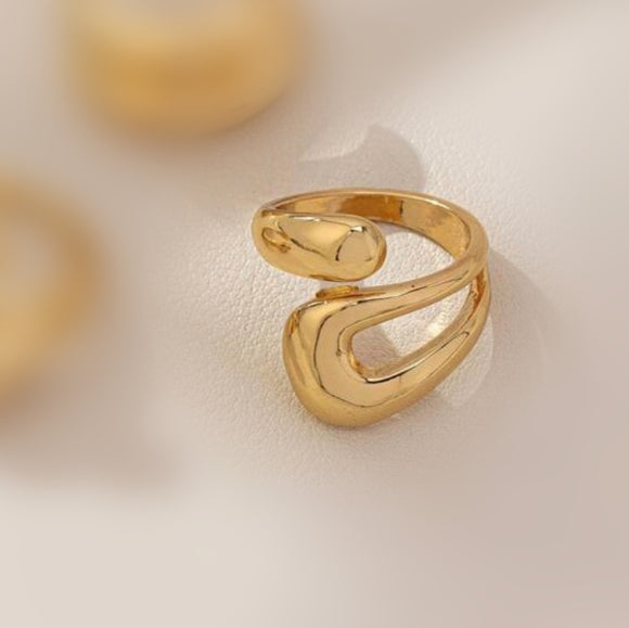 Elegant style adjustable stainless ring
