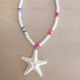 Surfer necklace with starfish
