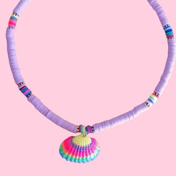 Surfer shell necklace