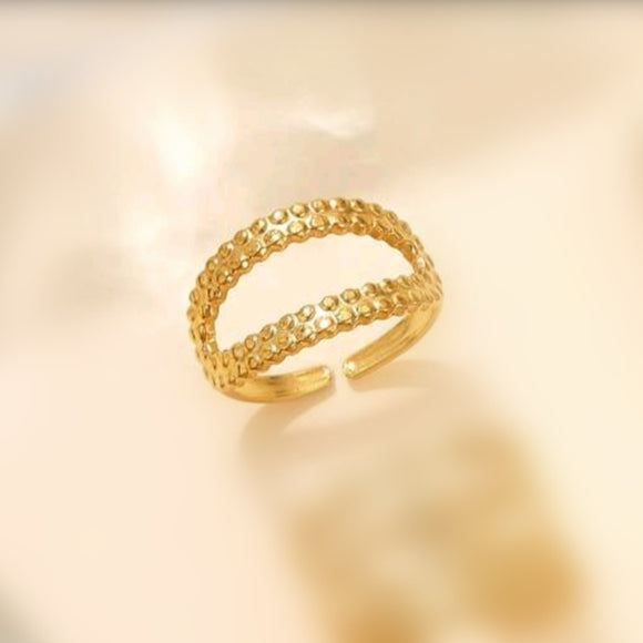 Open ring adjustable stainless