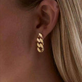 Stainless Steel Chain Earrings