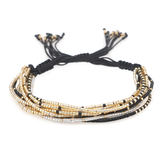 Multilayer handmade Jewellery Design gold miyuki Beaded Bracelets