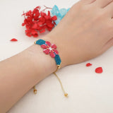 Miyuki Handmade Bracelet Delica Jewelry Flower Pattern
