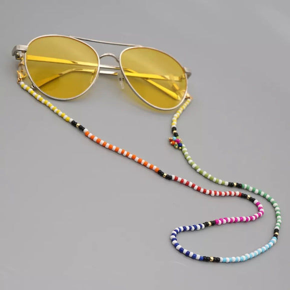 Beaded chain for mask  necklace trendy sunglasses lanyard