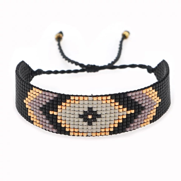 Go2boho Turkish Evil Eye Bracelet Miyuki Star Bracelets