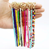 seed beads choker necklace