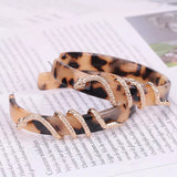 Large Stud Earrings Resin Round Alloy Snake