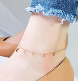 Titanium Steel Bohemia Beach Chain & Link Anklets For Women