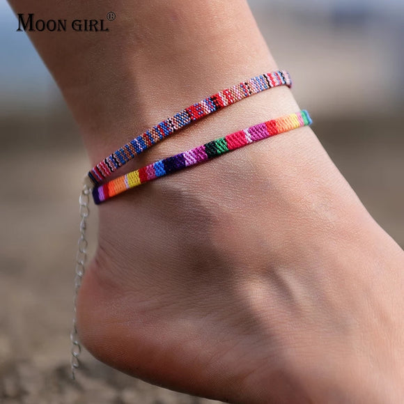 Bohemian Anklets for Men and Women Handmade Rope