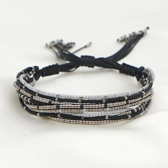 Jewellery Design silver miyuki Beaded Bracelets