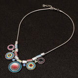 Choker Necklace  Vintage Silver Plated