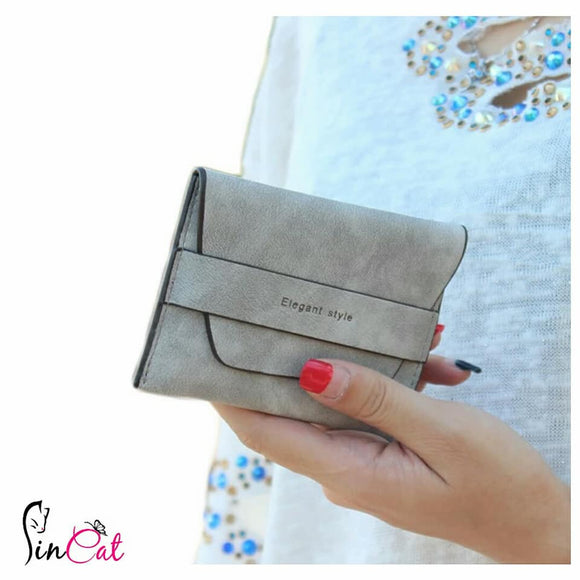 Elegant Style Gray Wallet
