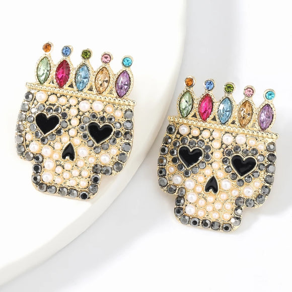 Halloween Horror Ghost Jack Pendant Earrings Women