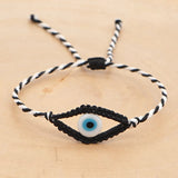 Turkish Evil Eye Bracelet Rope Braided String