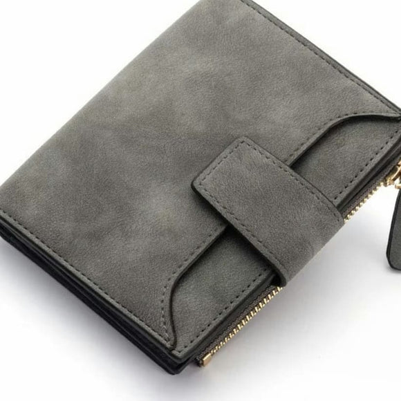 Luxury brand design slim wallet (Dark Gray)