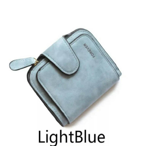 Vintage Matte Blue Wallet