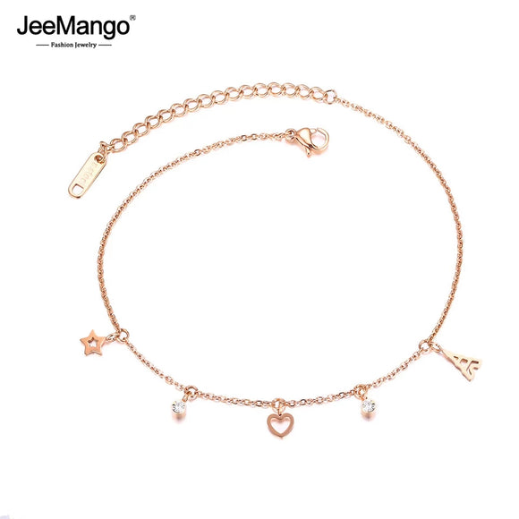 Titanium Steel Bohemia Beach Chain & Link Anklets For Women