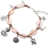 Shell Boho Beige anklet