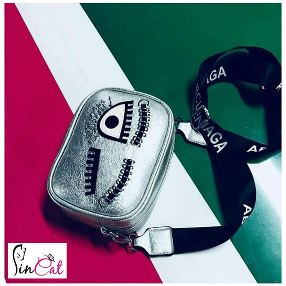 Bling Small shoulder Silver bag