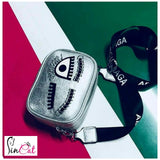 Bling Small shoulder Silver bag
