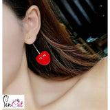Cherry acrylic earrings