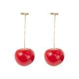 Cherry acrylic earrings