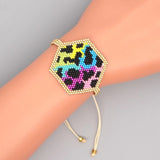 Leopard Pattern handmade Bracelets Women Miyuki Seed Beads Bracelet