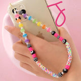 Phone chain Charm beads strap