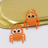Fashion Cute Crab Women Earrings Metal Stud Earring