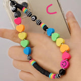 Phone chain Charm beads strap