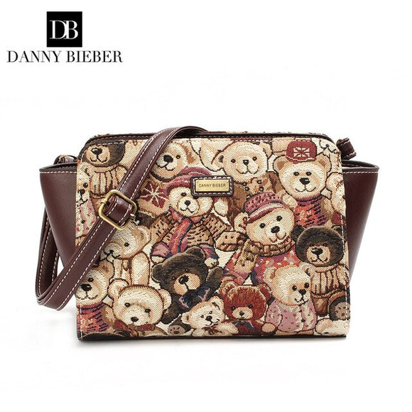 DANNY BIEBER Vintage Canvas Women Bag