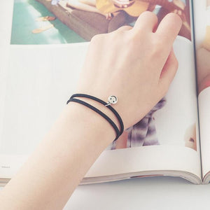 smiley rope bracelet