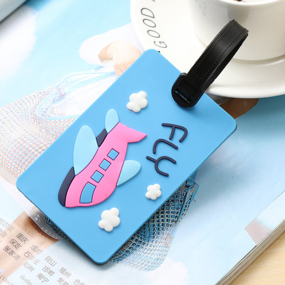 Luggage Tag blue Fly