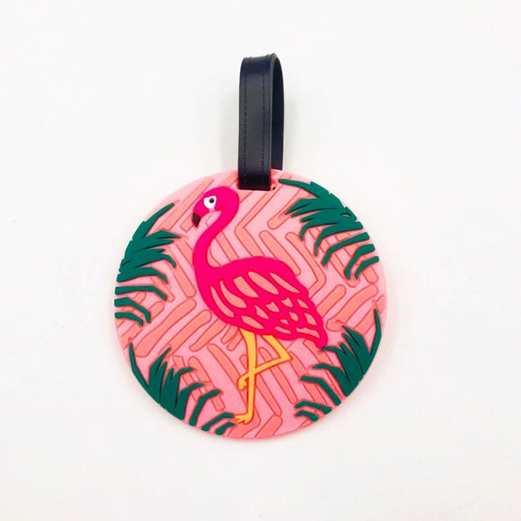 Luggage Tag Flamingo