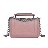 Pink rivets large capacity bag