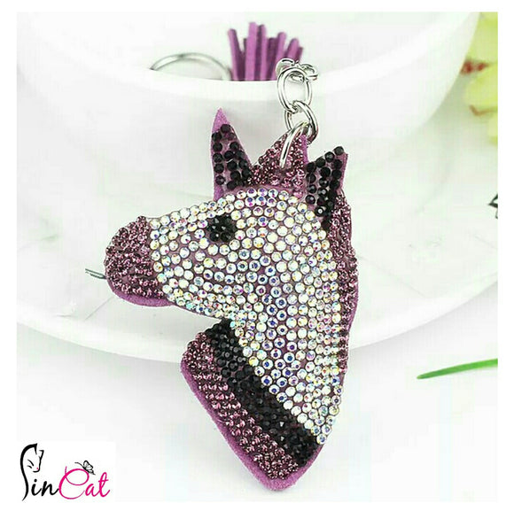 Unicorn Face Keychain