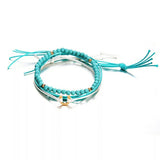 Rope beads handmade set of anklets