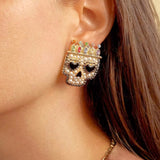 Halloween Horror Ghost Jack Pendant Earrings Women