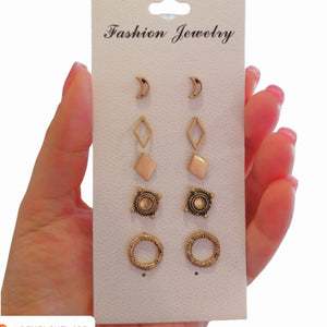 Stud vintage earrings set